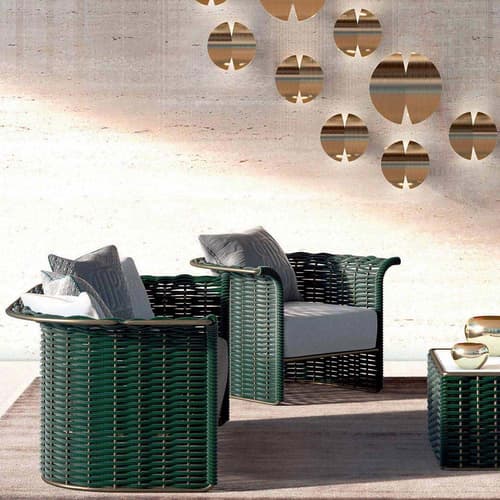Marina Outdoor Armchair by Rugiano