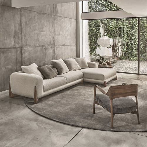 Softbay With End-Unit Chaise Longue by porada
