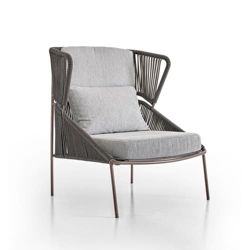 Demetra Bergere Outdoor Chair by Rugiano