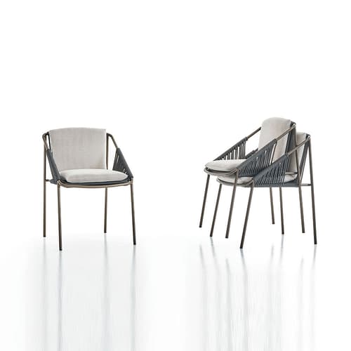 Demetra Small Outdoor Chair by Rugiano