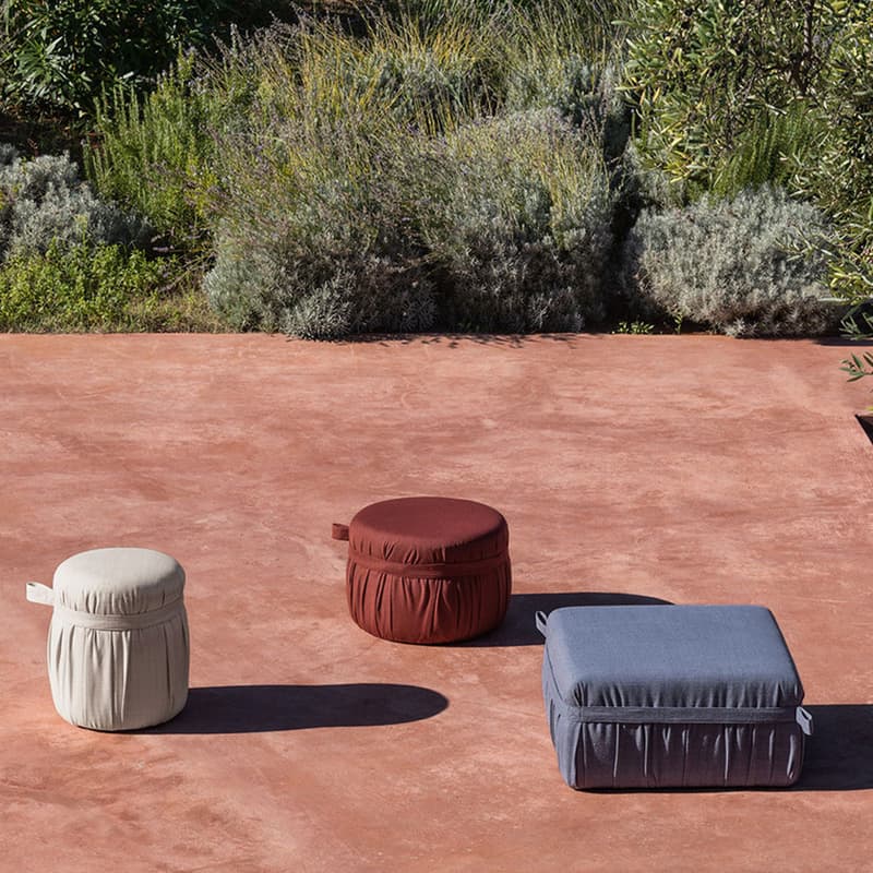 Herm Outdoor Footstool By FCI London