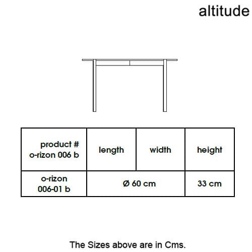 O-Rizon 006 B Coffee Table by Altitude