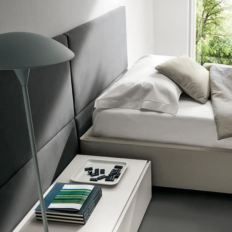 Square-Sommier Double Bed by Dallagnese
