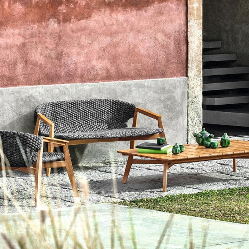 Knit Outdoor Coffee Table by Ethimo