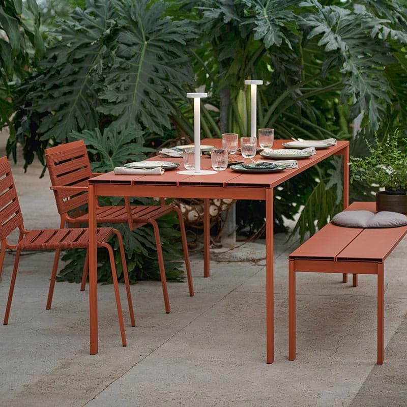 Be-Easy Slatted Dining Table by Kristalia