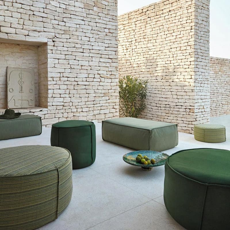 Touch Outdoor Footstool by Manutti