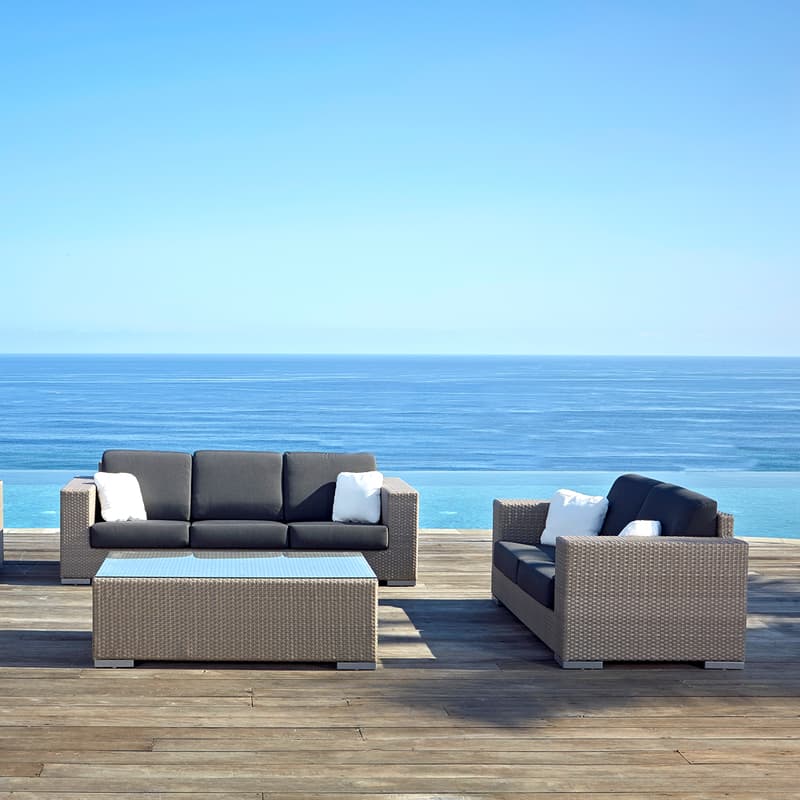 Brando Love Blue Outdoor Sofa by Skyline Design