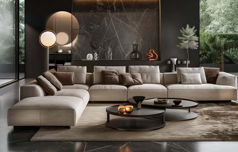 Luxury Velvet Corner Stylish Sofas