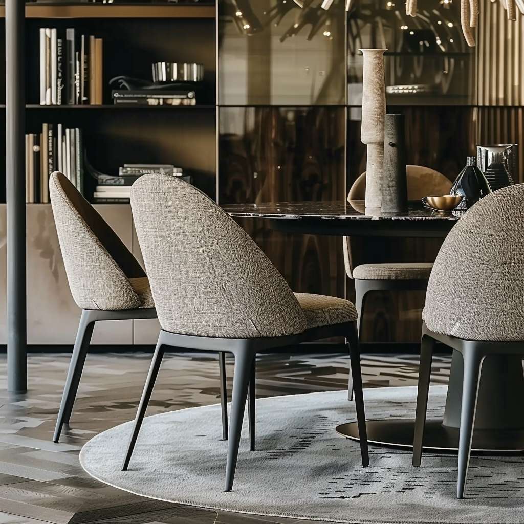 Modern Leather Dining Chair