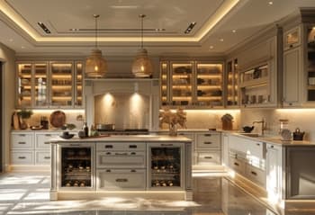 Modern White Kitchen Unit Designed For Contemporary Spaces