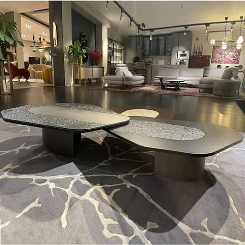 Garnet Glass Coffee Table By FCI London