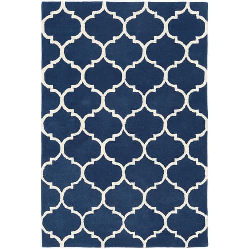 Albany Ogee Blue Rug by Attic Rugs