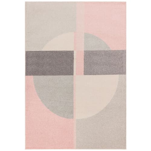 Muse Mu21 Pink Circle Rug by Attic Rugs