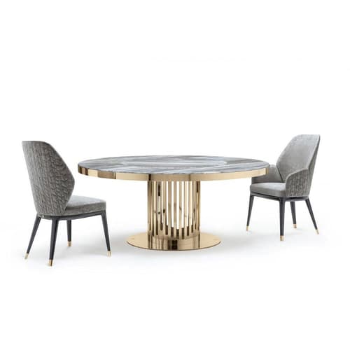 Charisma Round Dining Table by Giorgio Collection