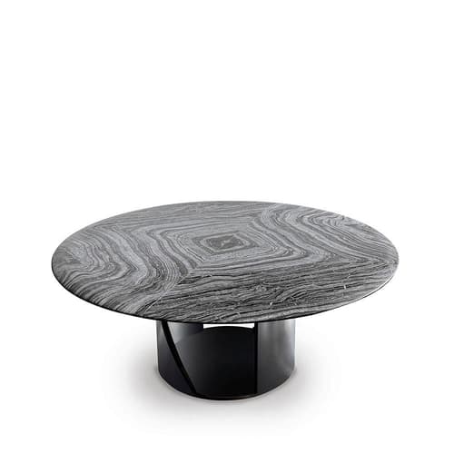 Mirage Marble Round Dining Table by Giorgio Collection