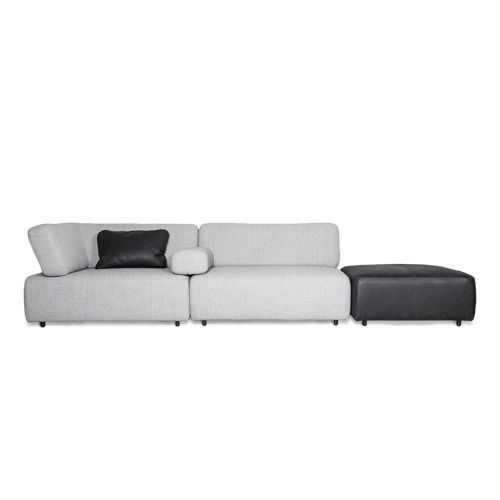 Infinity Dark Grey Sofa by Quick Ship