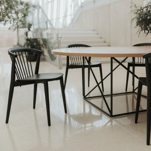 Comfortable wood dining chairs hot sale