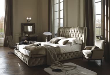 Bedroom furnished with classic style furniture