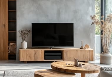 Luxury TV Units made of wood