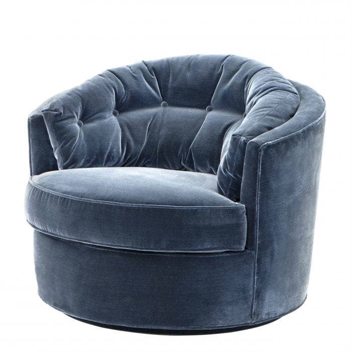 Recla Faded Blue Armchair by Eichholtz