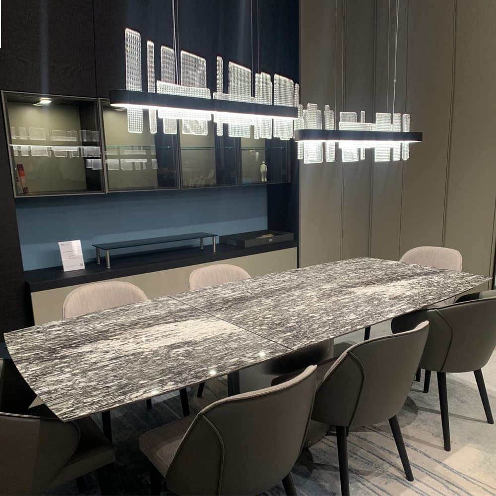 Adler Boat Shaped Extending Dining Table by Draenert