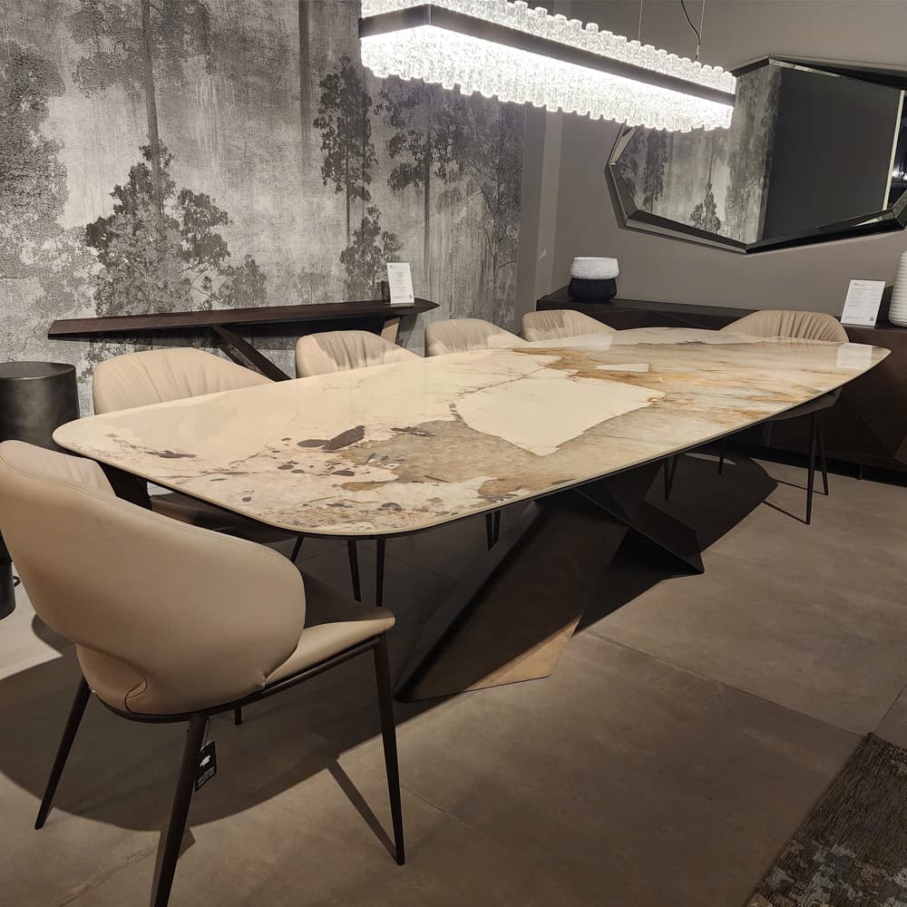 Tyron Keramik Corcovado Dining Table by Cattelan Italia