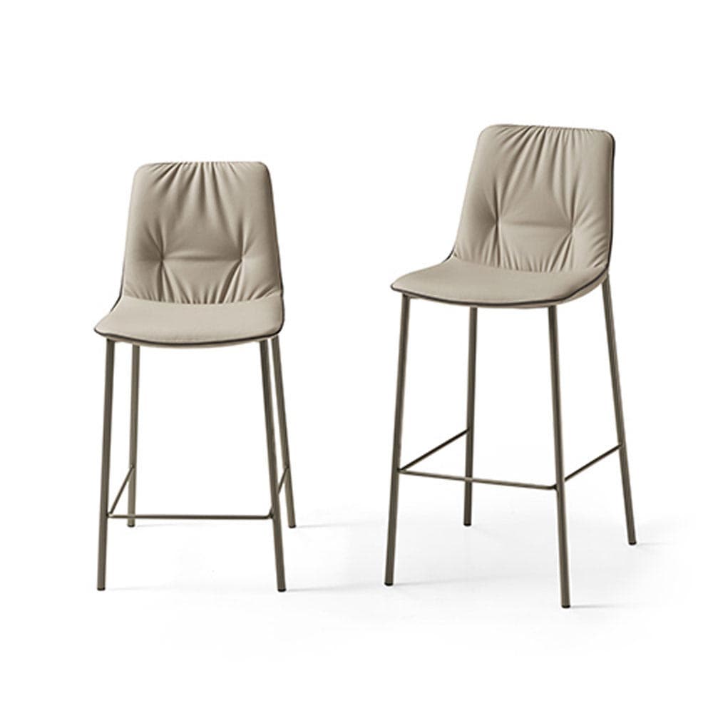 Lisa 4 Metal Legs Bar Stool