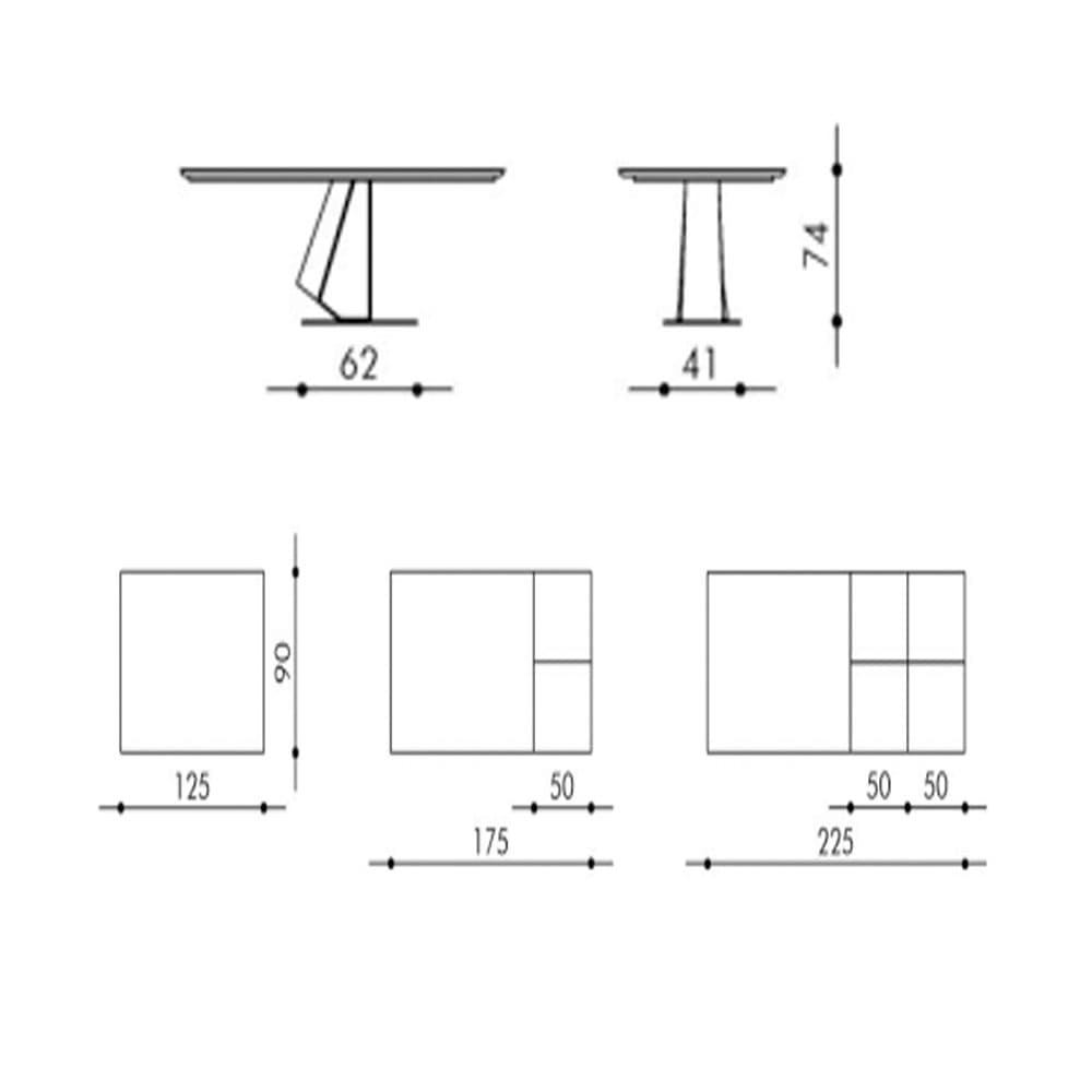 Basso Extending Dining Table By FCI London