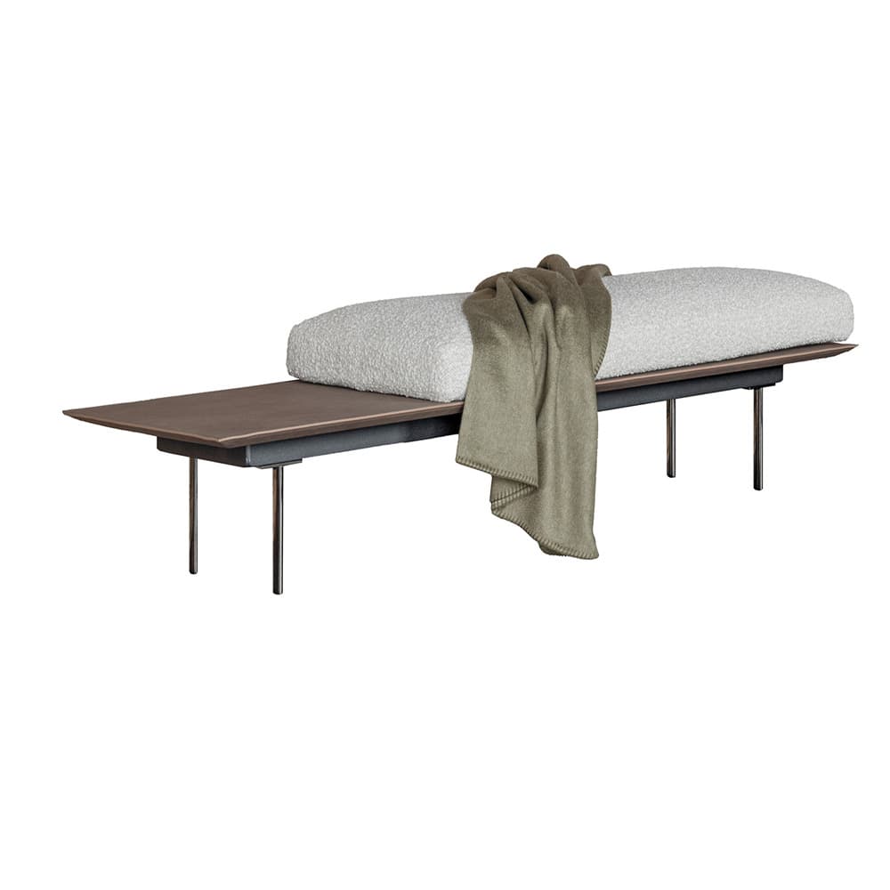 Vogue Leather Bench By FCI London