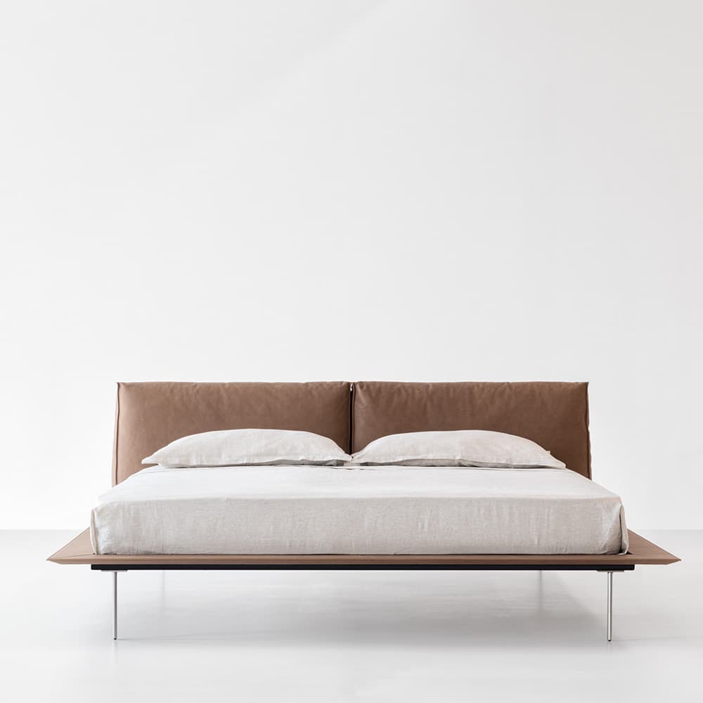 Vogue Leather Double Bed By FCI London