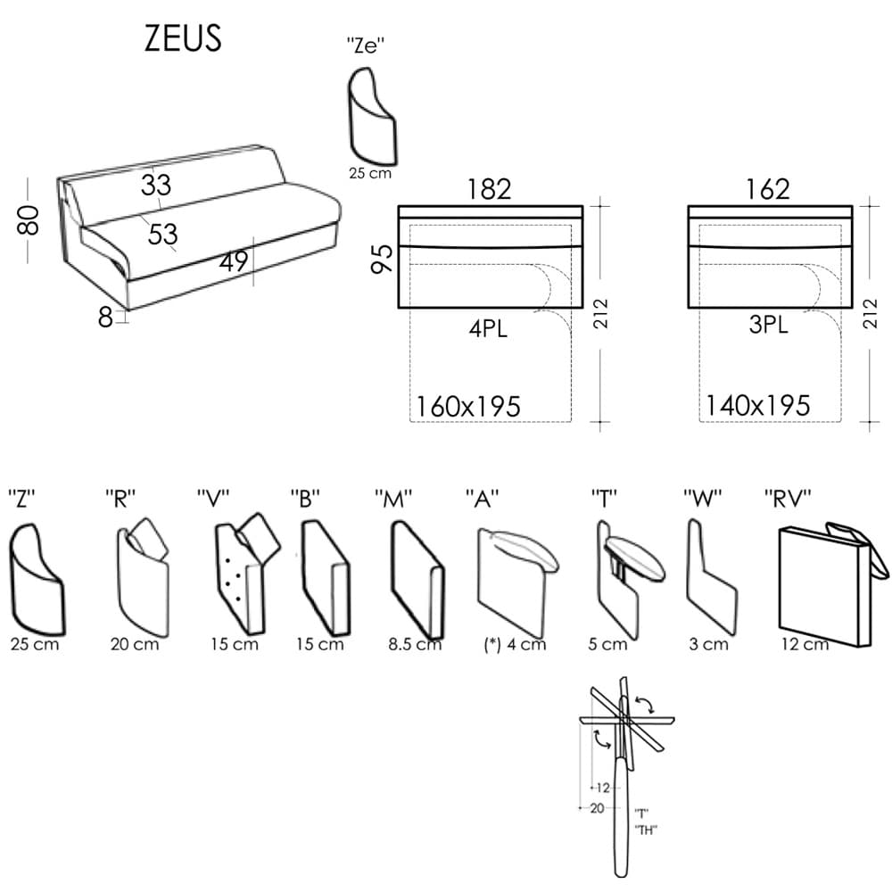 Zeus Sofa Bed By FCI London