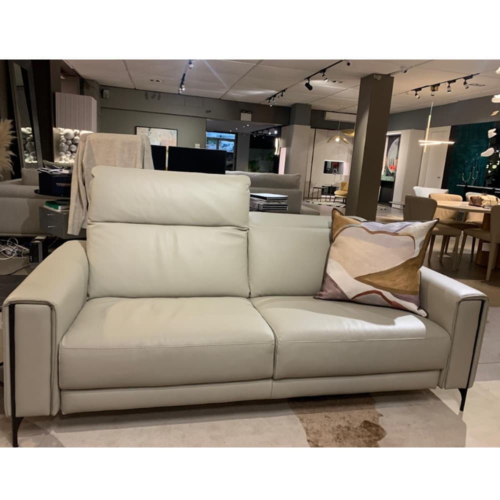 Gregg 3 Seater Leather Sofa By FCI London