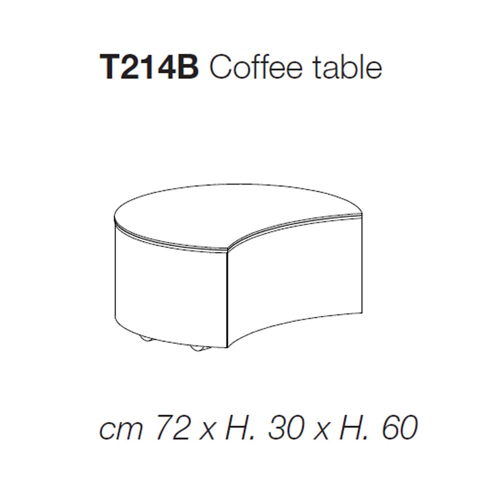 T214B Space Coffee Table By FCI London