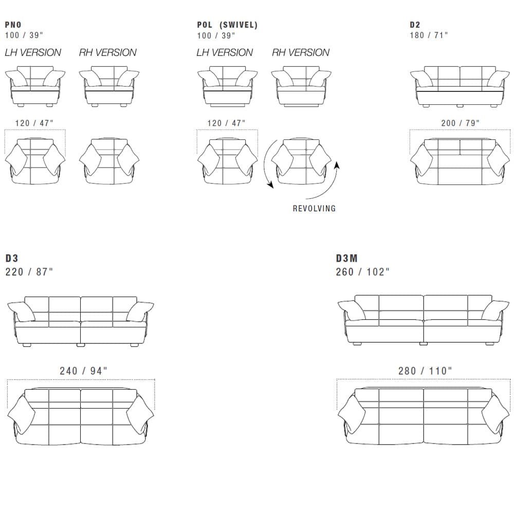 Space Sofa By FCI London