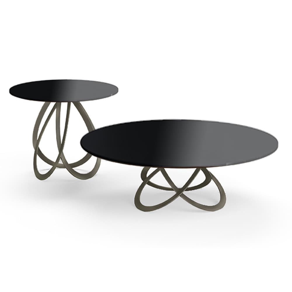 Febe Low Top Glass Coffee Table By FCI London