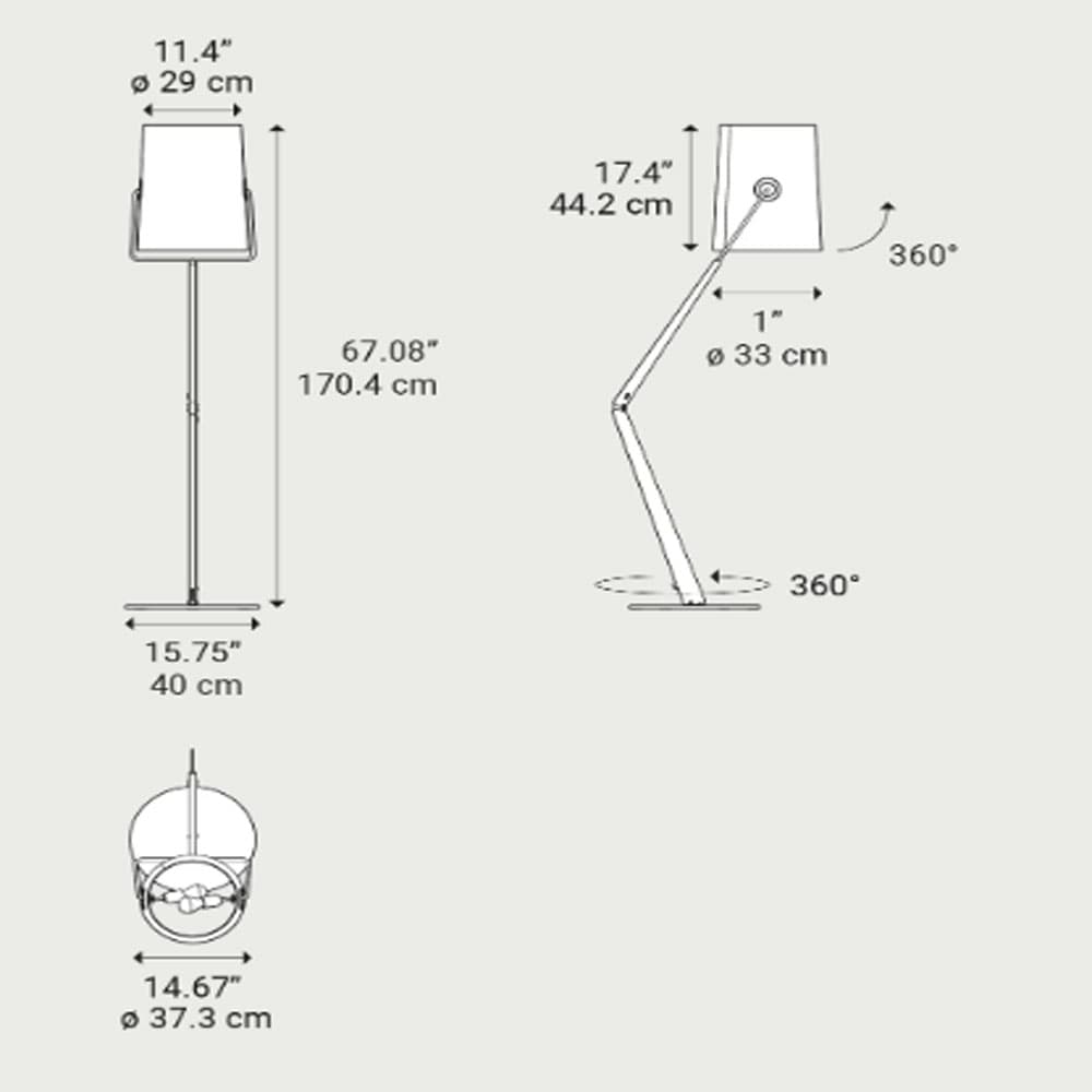 Fork Floor Lamp By FCI London