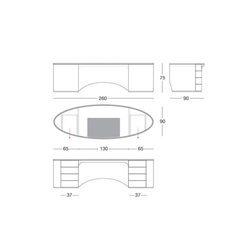 Ida Office Desk By FCI London