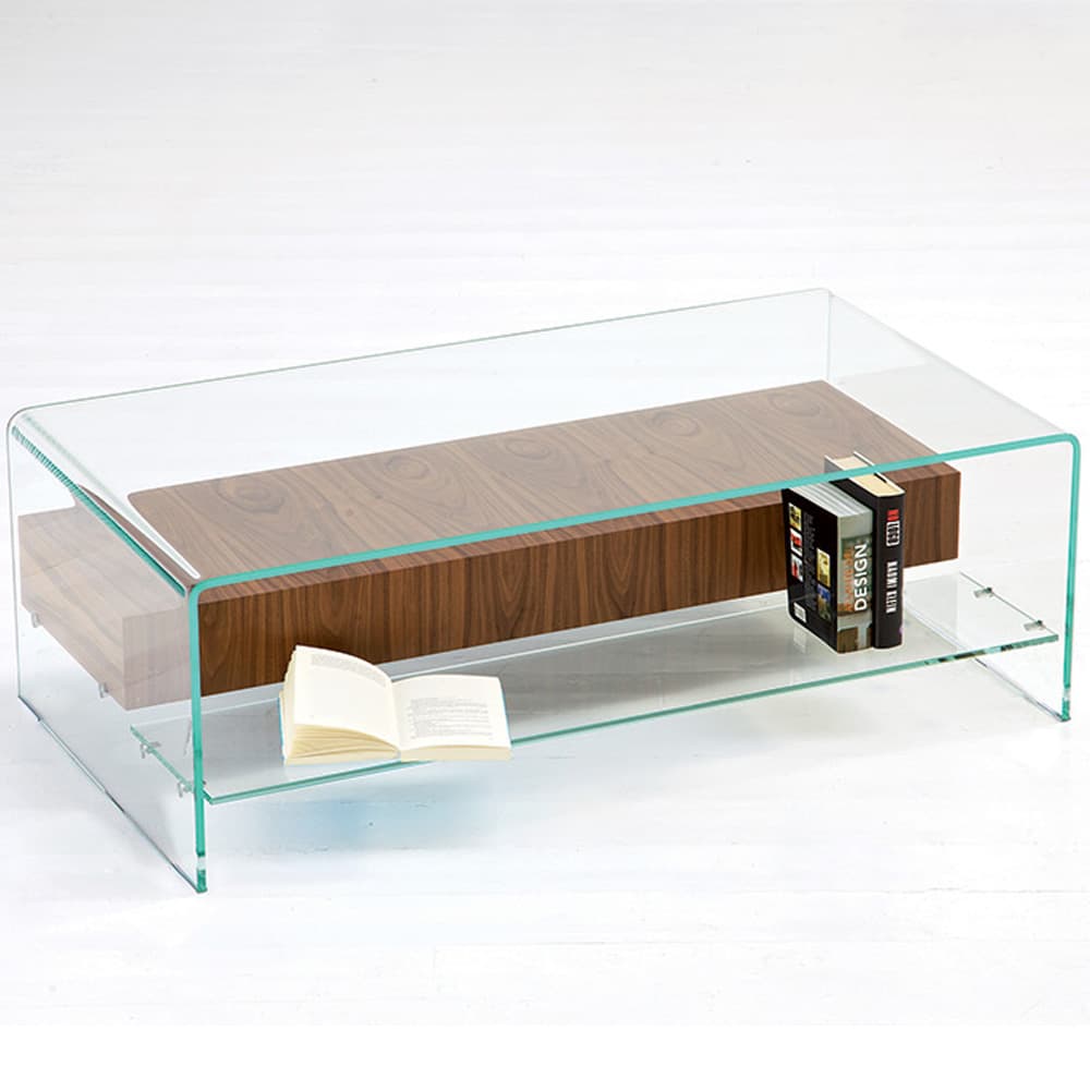 Bridge With Drawer And Shelf Coffee Table By FCI London