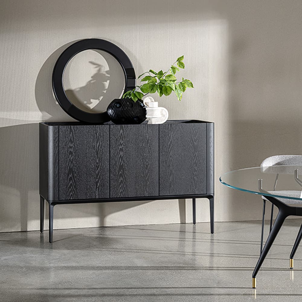 Slim 3 Doors Sideboard By FCI London