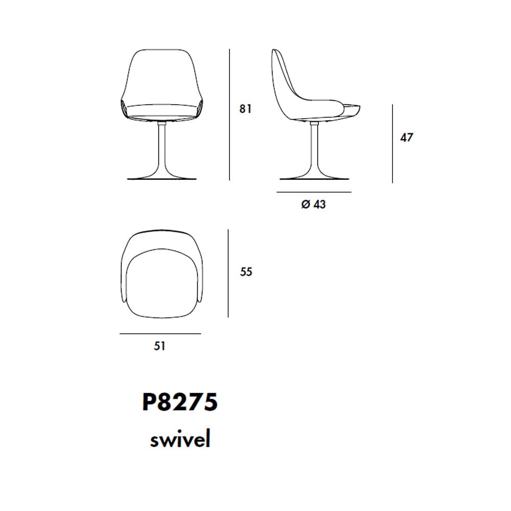 Will Fall S Swivel Chair By FCI London