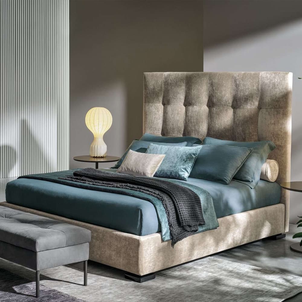 Max Capitonne Alto Double Bed by FCI London