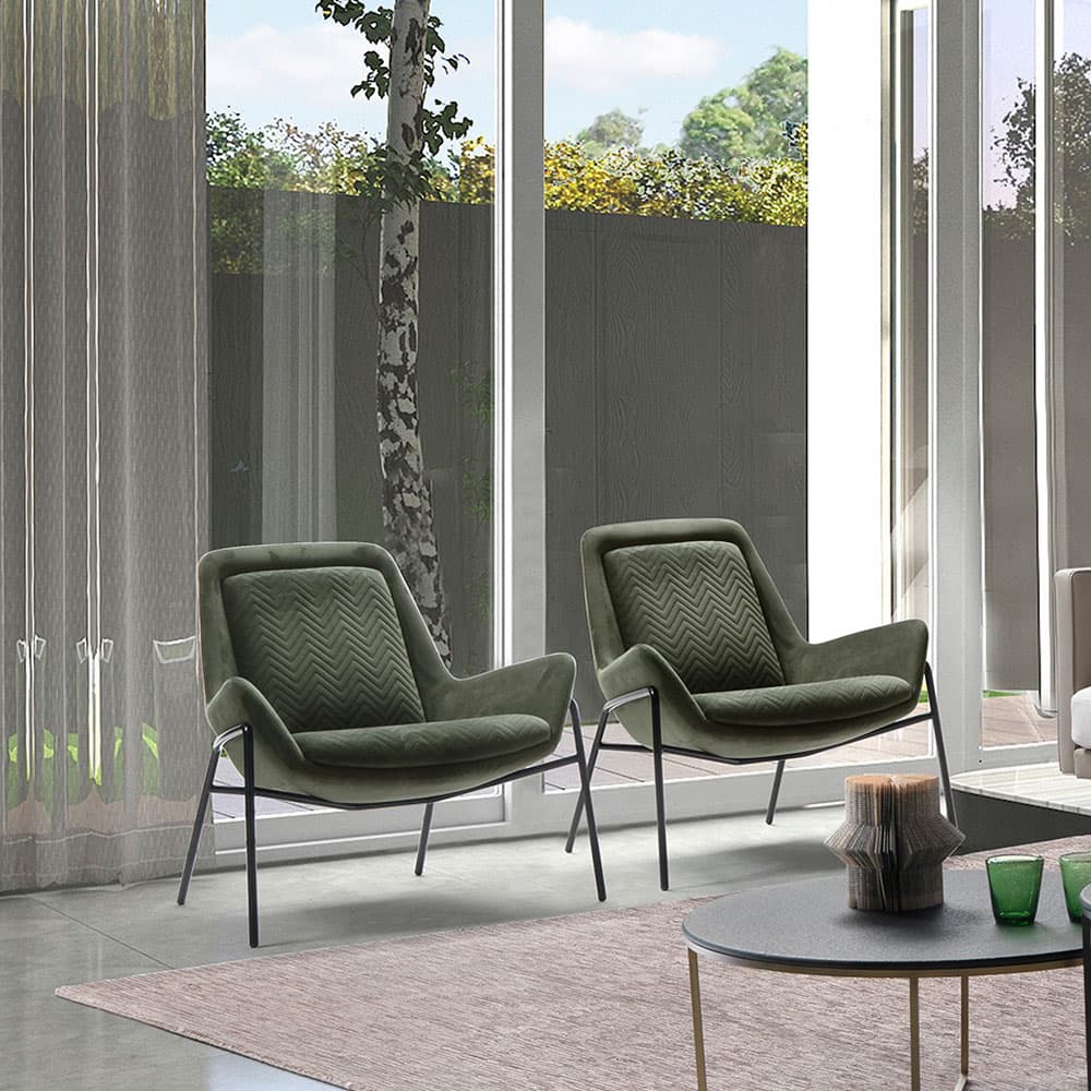 Mia Armchair Accent Collection by Naustro Italia