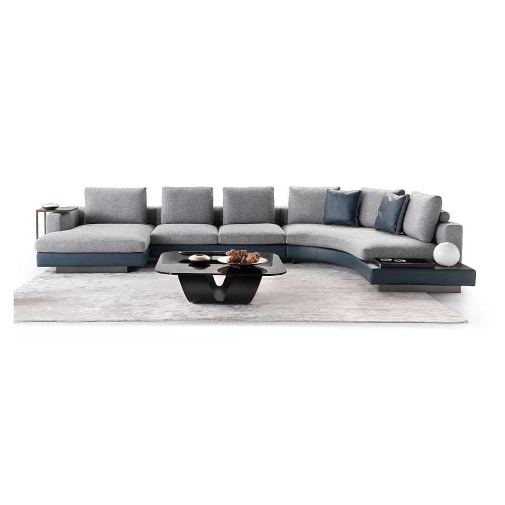 Vogue Curve Modular Sofa Accent Collection by Naustro Italia