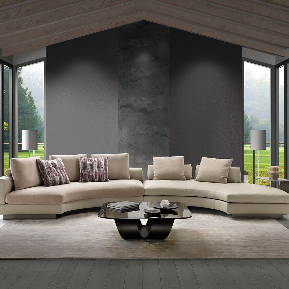 Vogue Curve Modular Sofa Accent Collection by Naustro Italia