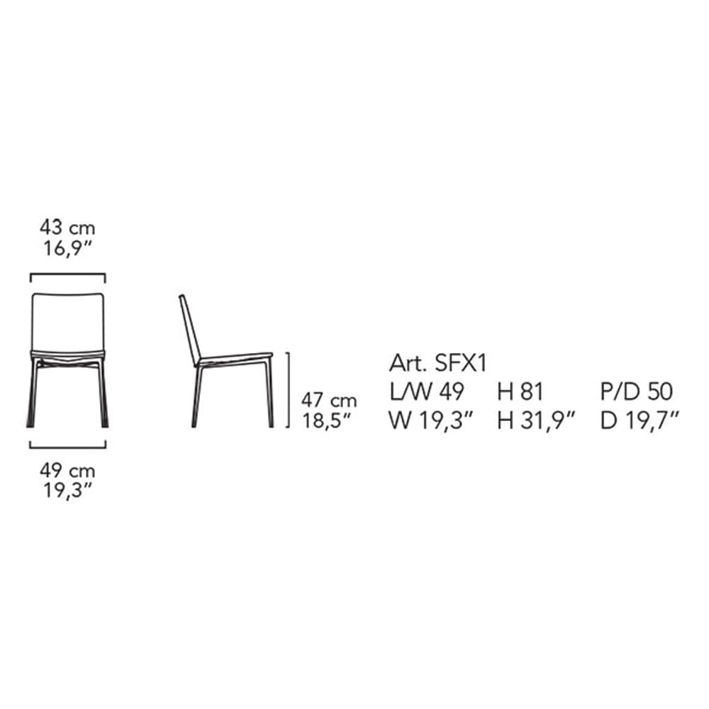 Flexa Dining Chair by Alivar