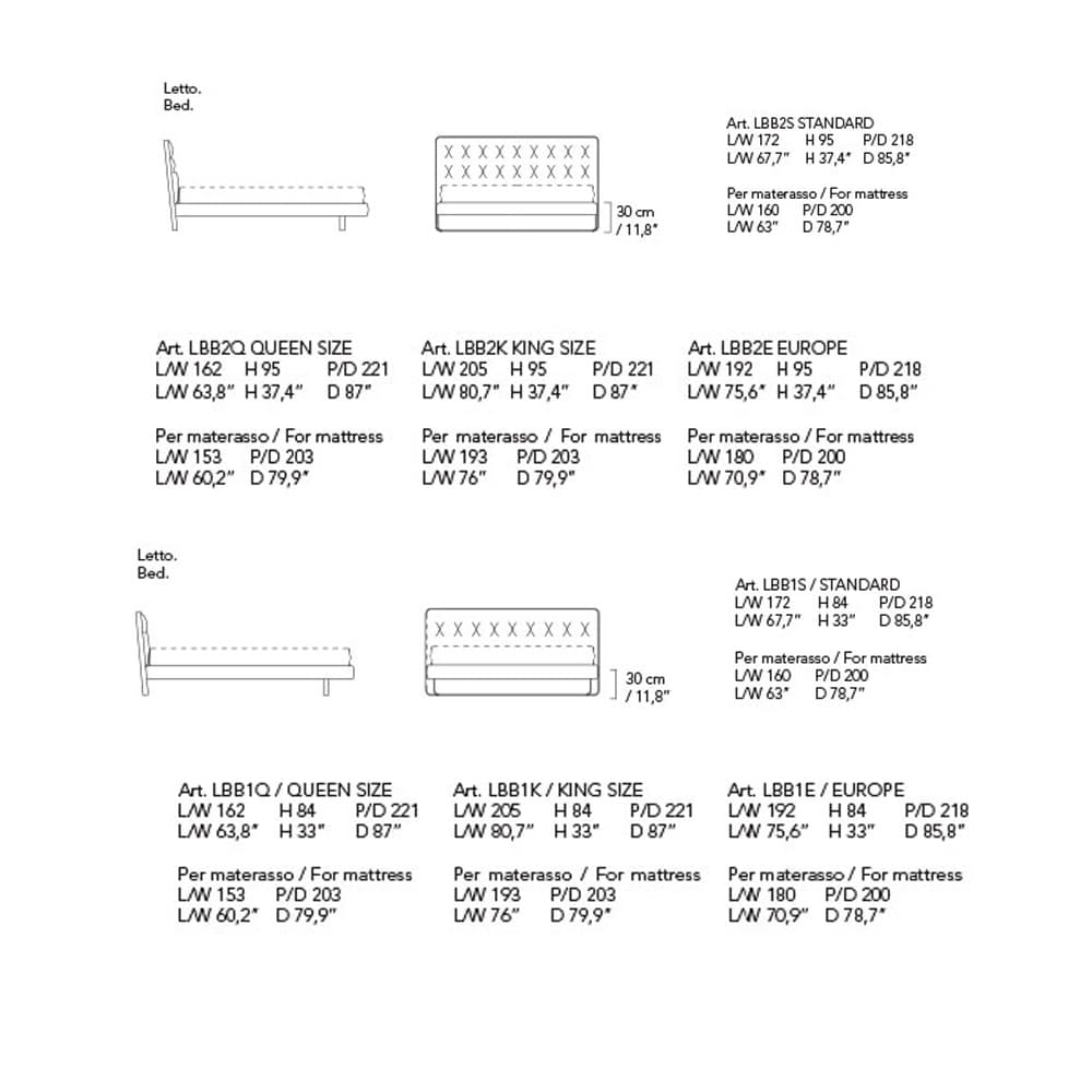 Blade Double Bed by Alivar