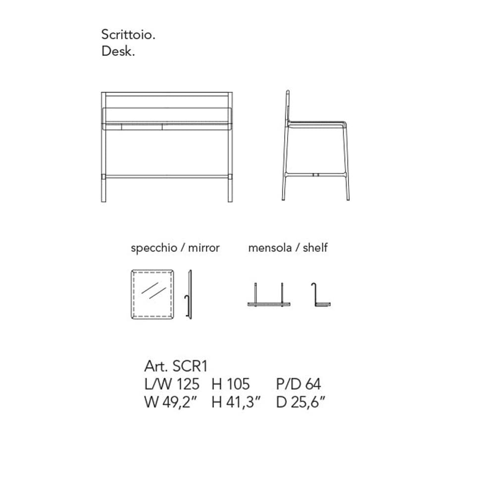 Scribe Desk by Alivar