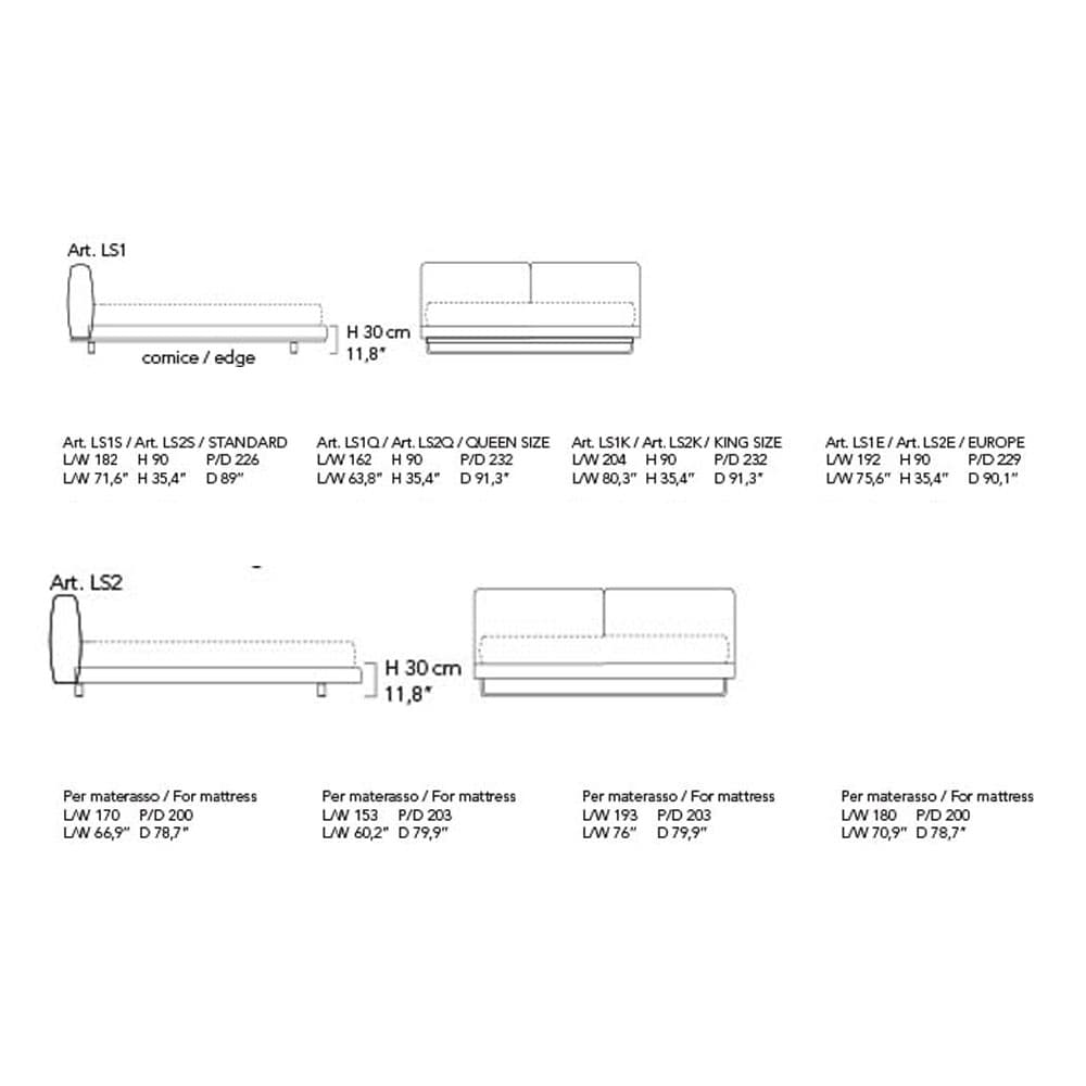 Echo Double Bed by Alivar