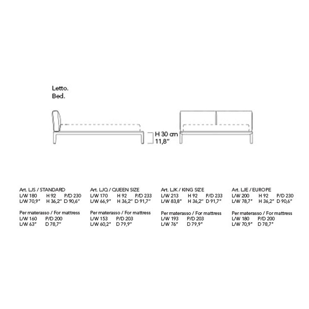 Join Double Bed by Alivar