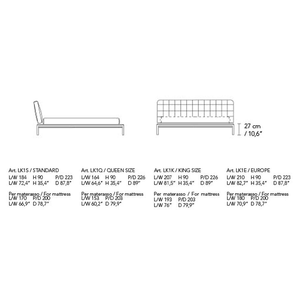 Kendo Double Bed by Alivar